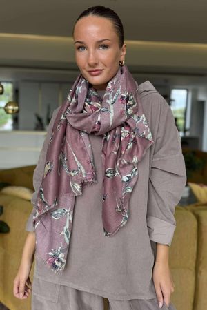 Laundry B Cooper Garden Scarf Mauve